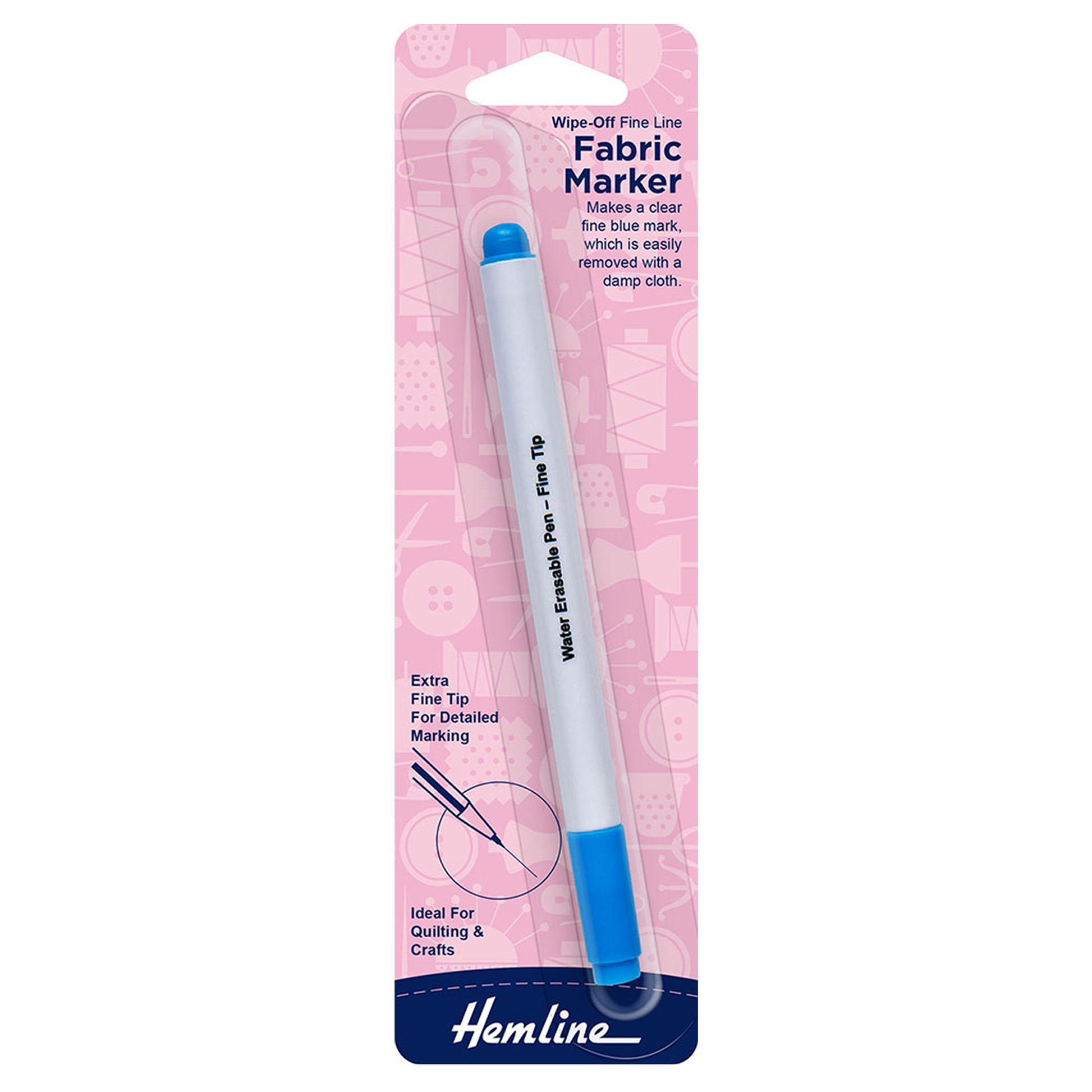 Fabric Marker Pen Disappearing Ink Vanishing Water Soluble Air Erasable  Marker Pen DIY Sewing Quilting Markers Tracing Water Erasable Marking Pen