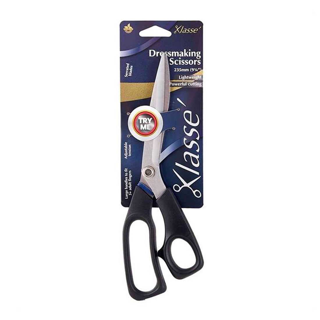 Klasse Dressmaking Scissors (for Right or Left Handed) Bobbin and Ink