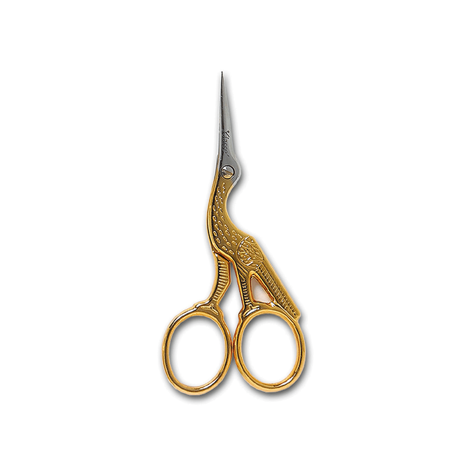 Gold Stork Scissors —