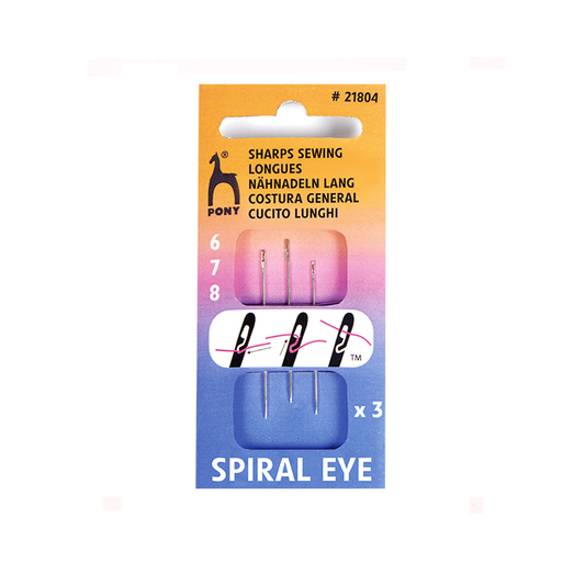 Pony Spiral Eye Needle (Easy Threading)