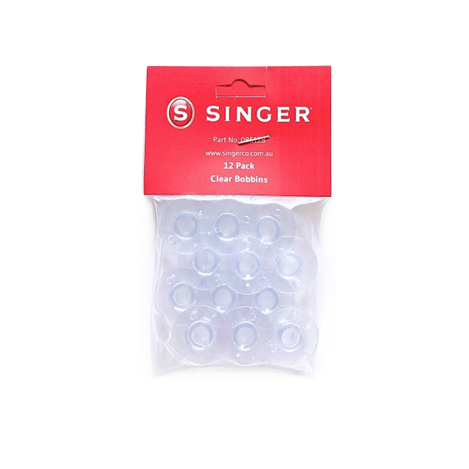 SINGER Transparent Plastic Class 15 Bobbins