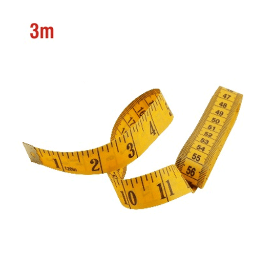 Measuring tape: 3m Yellow